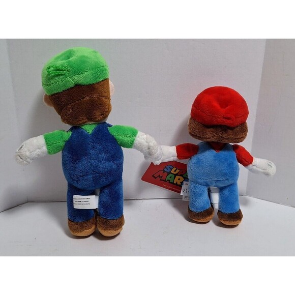 2020 GOOD STUFF NINTENDO SUPER MARIO BROS PLUSH LOT MARIO LUIGI TOAD & SHYGUY - Picture 4 of 12